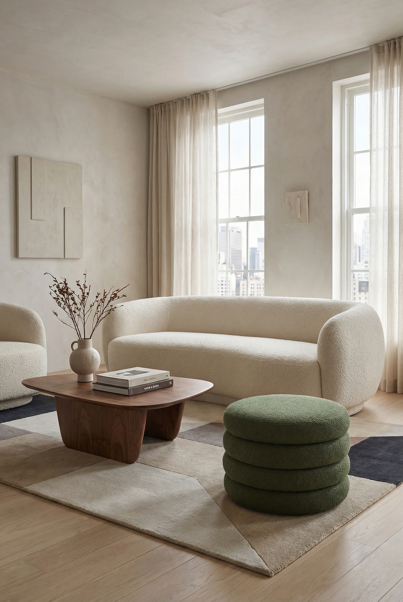 Pouf with storage - Leana