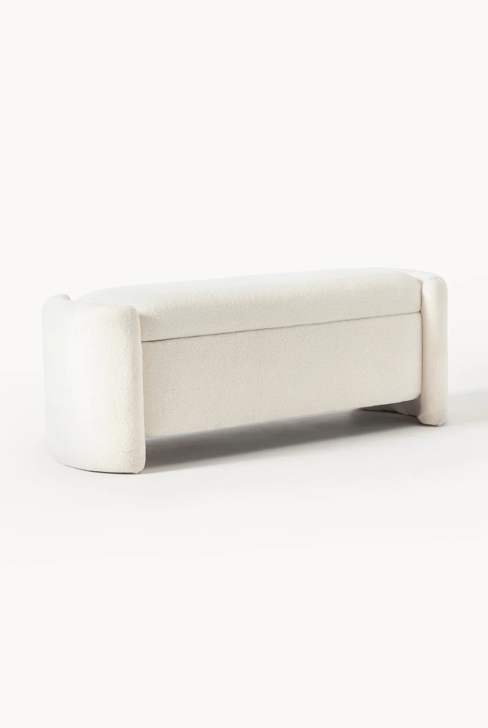 Plush bench with storage - Billie