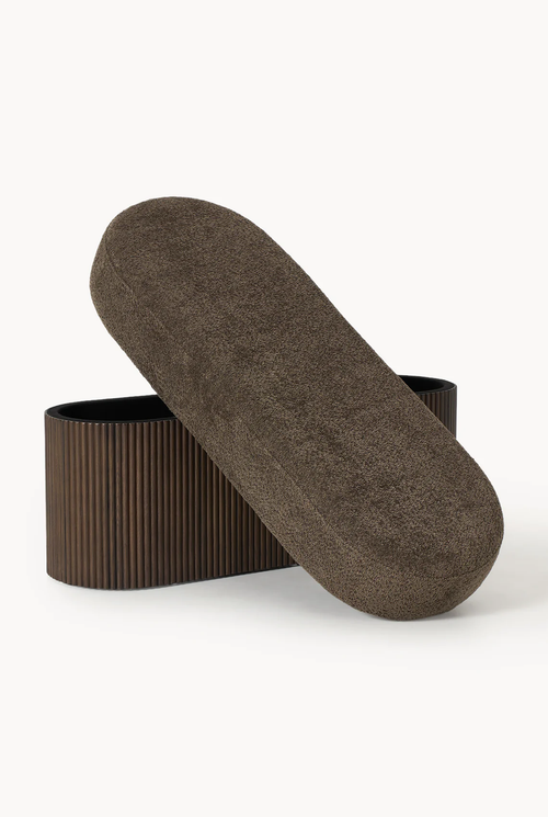 Plush bench with storage - Kris